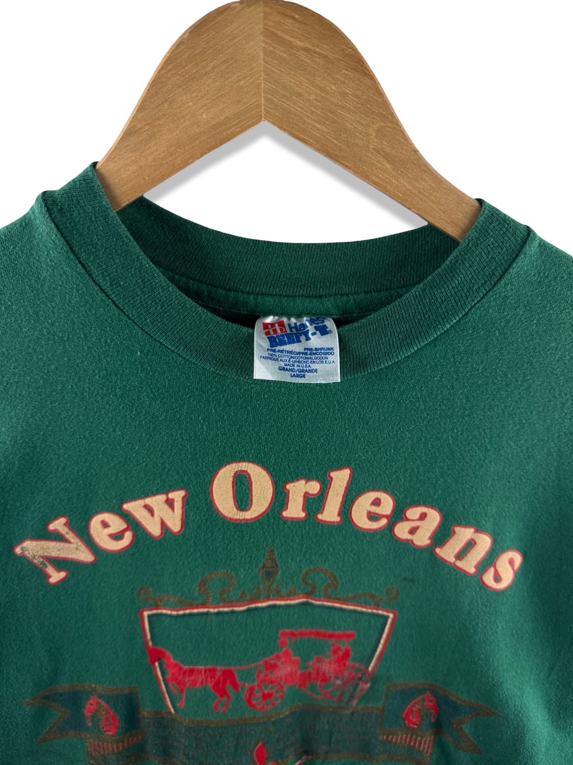 90S 미국제조 프렌치쿼터 테마 싱글스티치 티셔츠2287 상품이미지3