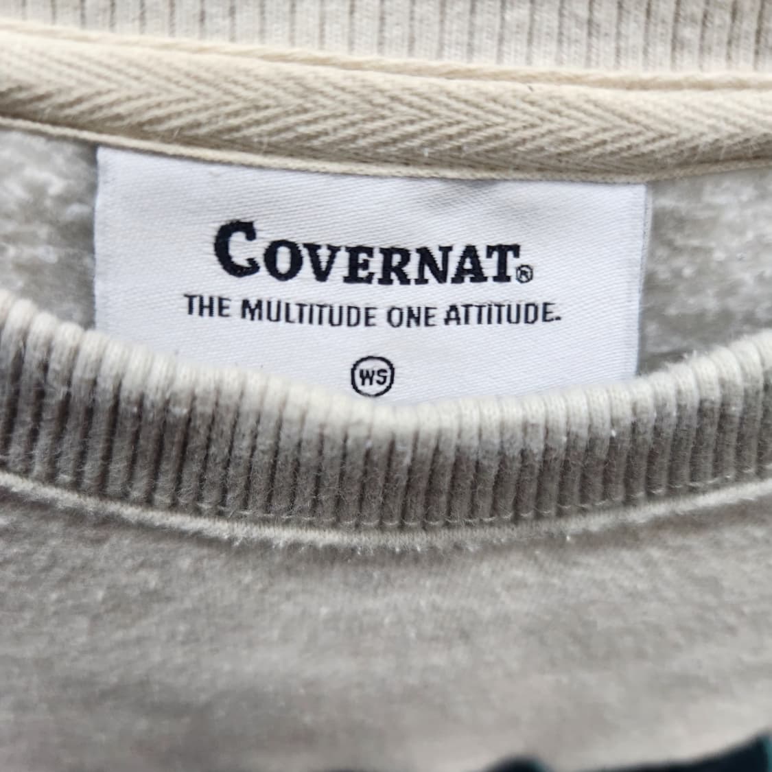 커버낫 빅클로버 로고 크롭 맨투맨 L 상품이미지5