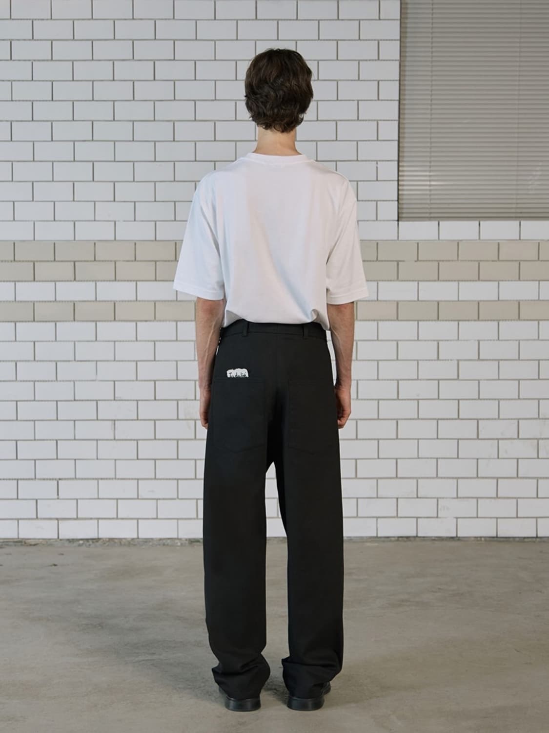 [S] STU 턱 팬츠 블랙 상품이미지2