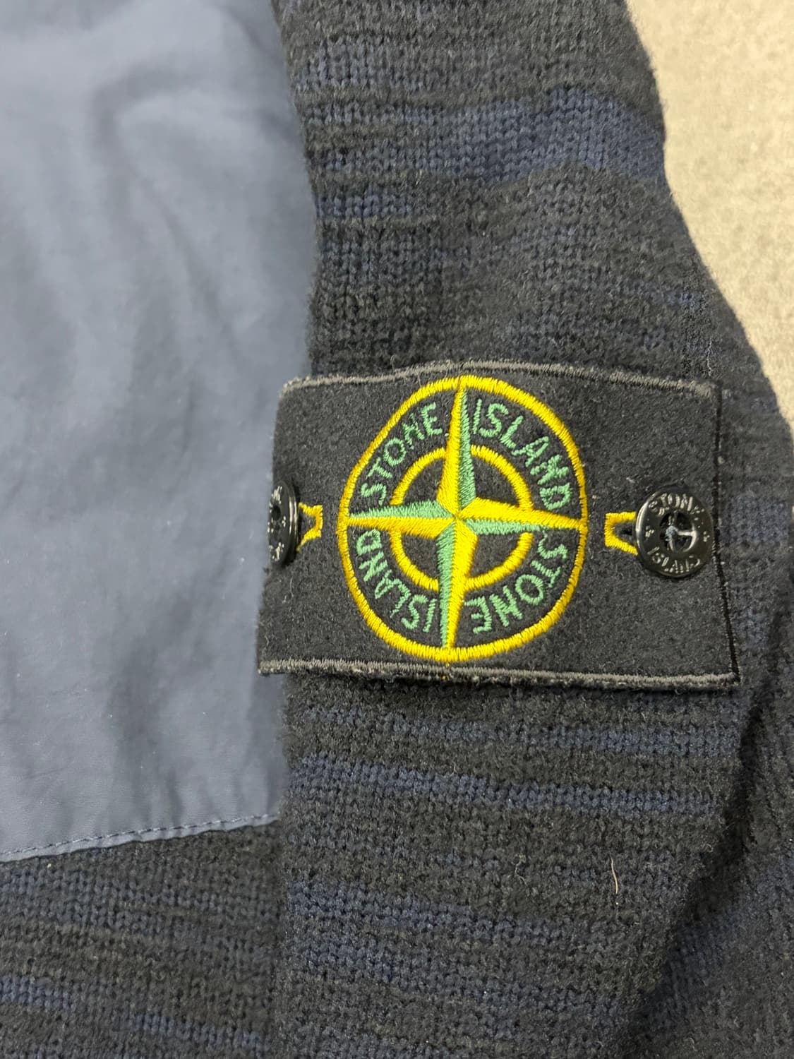 스톤아일랜드 니트 블루종 점퍼 상품이미지4