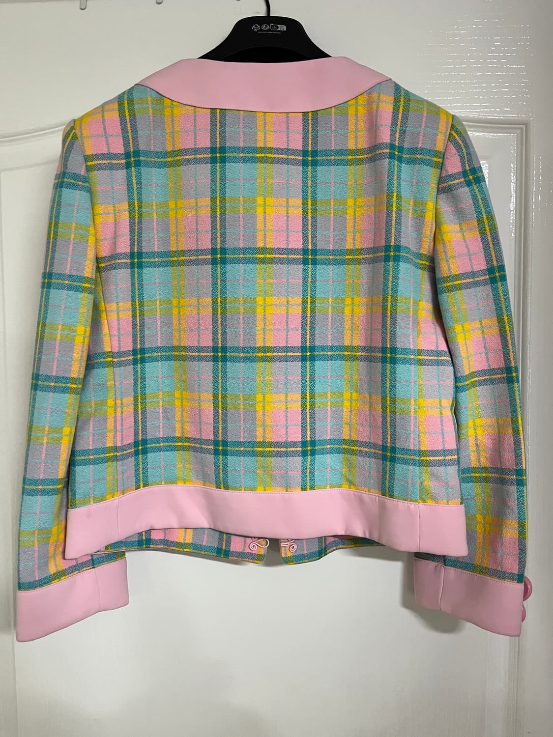 새상품) 모스키노 체크 연핑크 자켓 &치마 상품이미지2