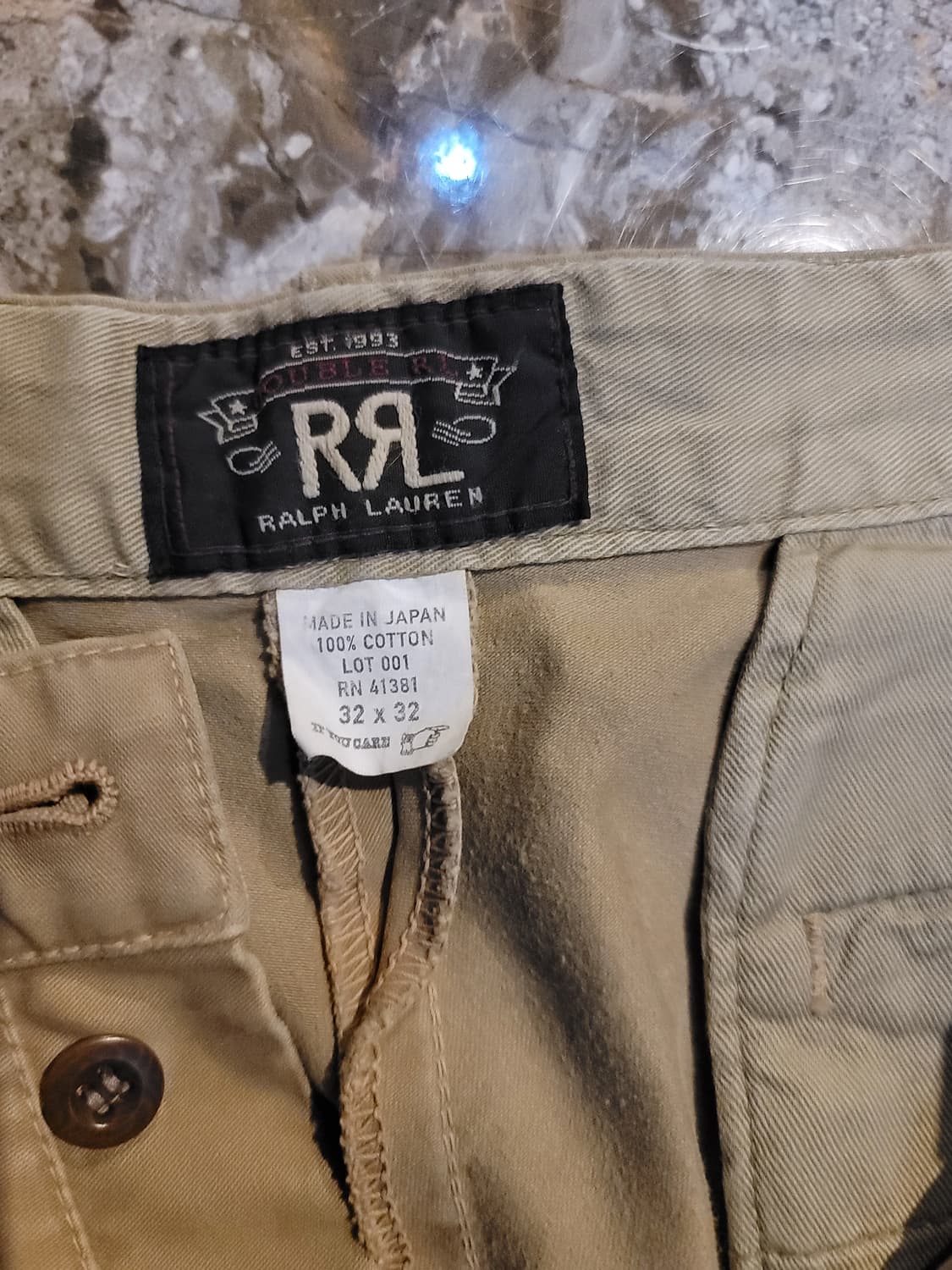 더블알엘 페브릭 코튼 치노팬츠  상품이미지4