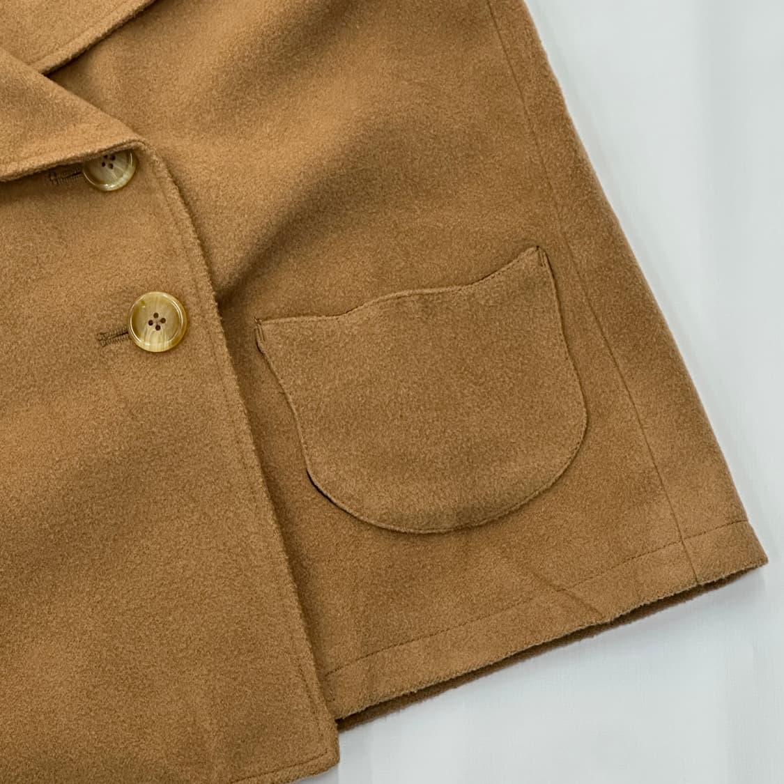 🤎너닿 쿠루미 라떼갸루 카라멜 네코 반코트🤎 그런지 히피 에스닉 상품이미지5