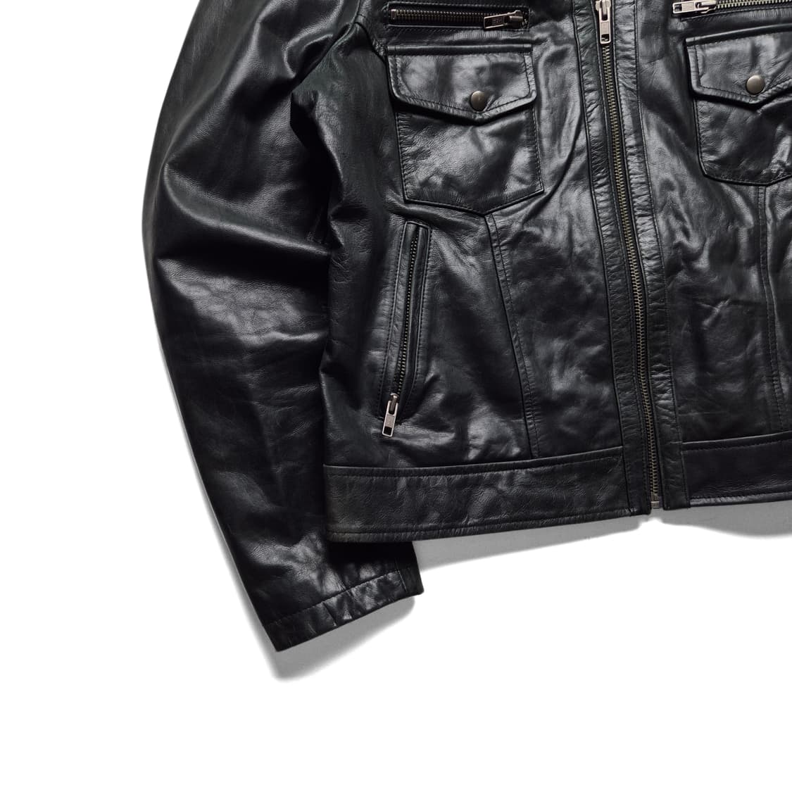 [L] 론 프리미엄 골드 양가죽 자켓 상품이미지3