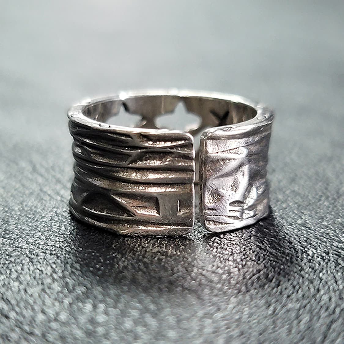 Pierrotis 실버 남자 엔틱 빈티지 명품 서커스 삐에로 광대 반지 상품이미지5