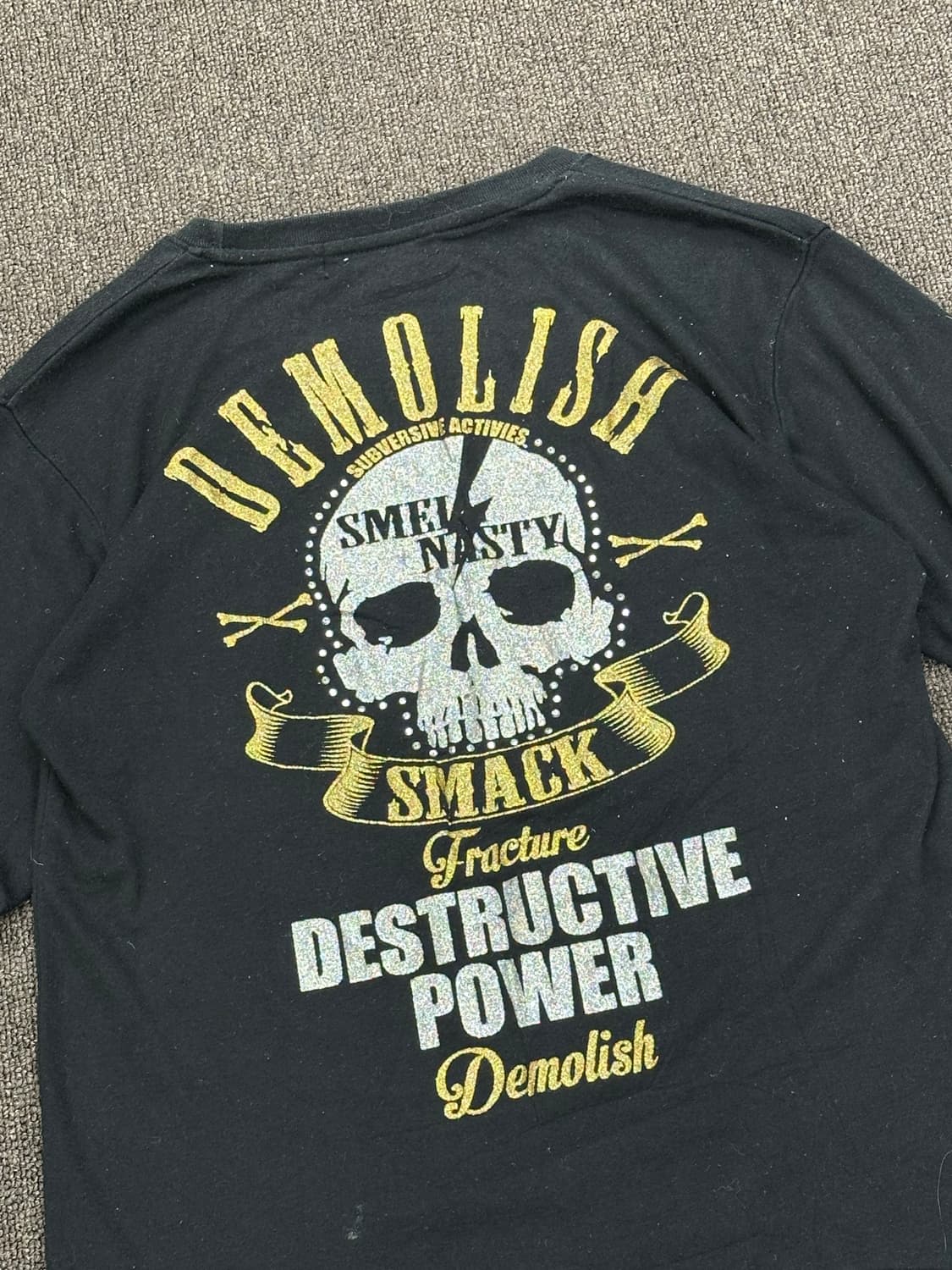 L)Japanese vintage 여성 스컬 큐빅 롱슬리브 상품이미지8