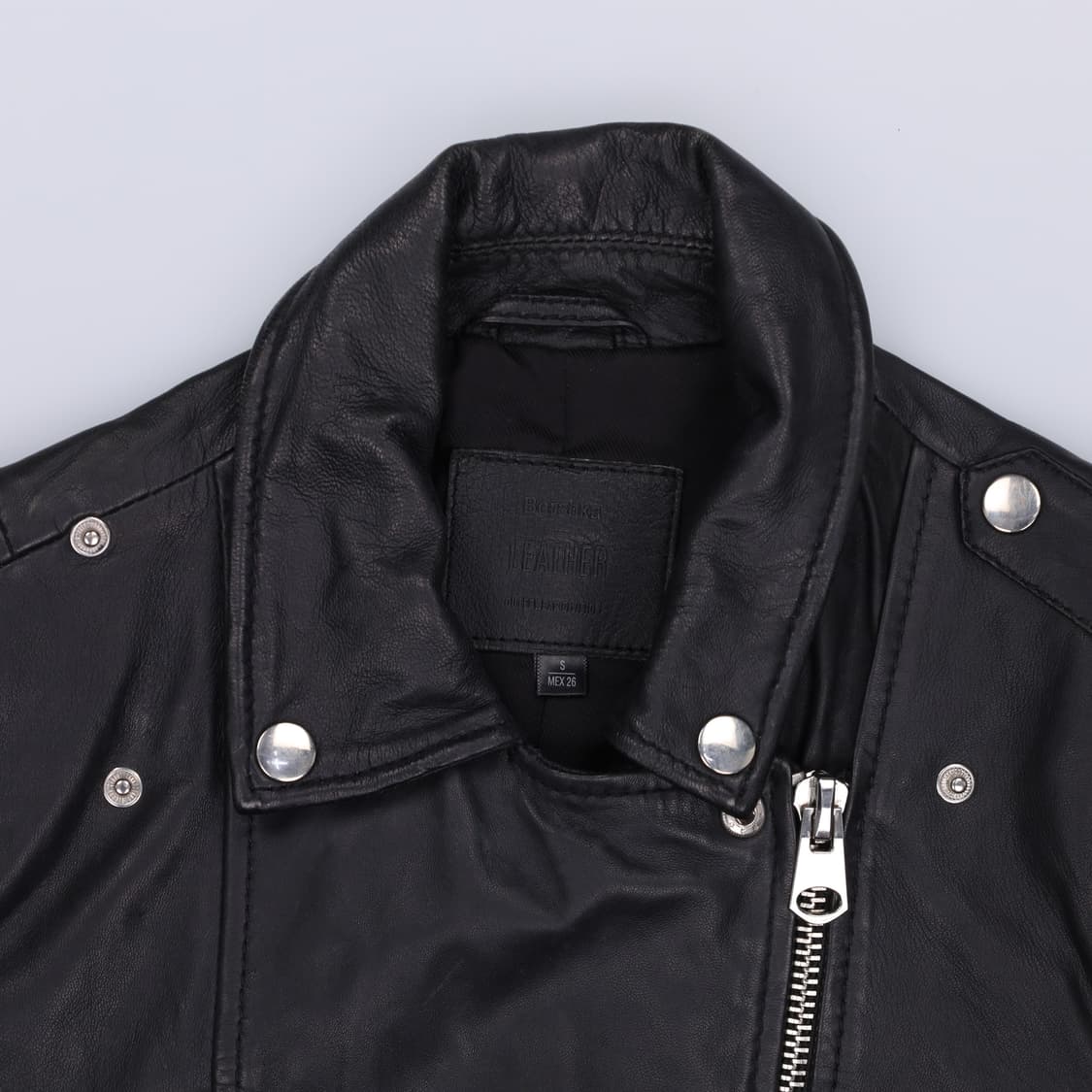 [S] 버쉬카 양가죽 라이더 자켓 1217J2 상품이미지2