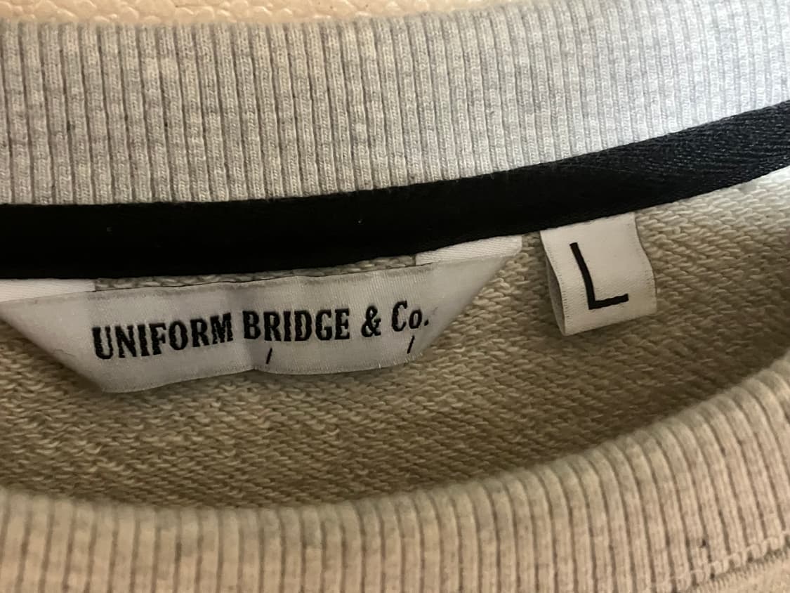 유니폼브릿지 - 에어포스 스웻셔츠 (멜란지 그레이) 상품이미지3