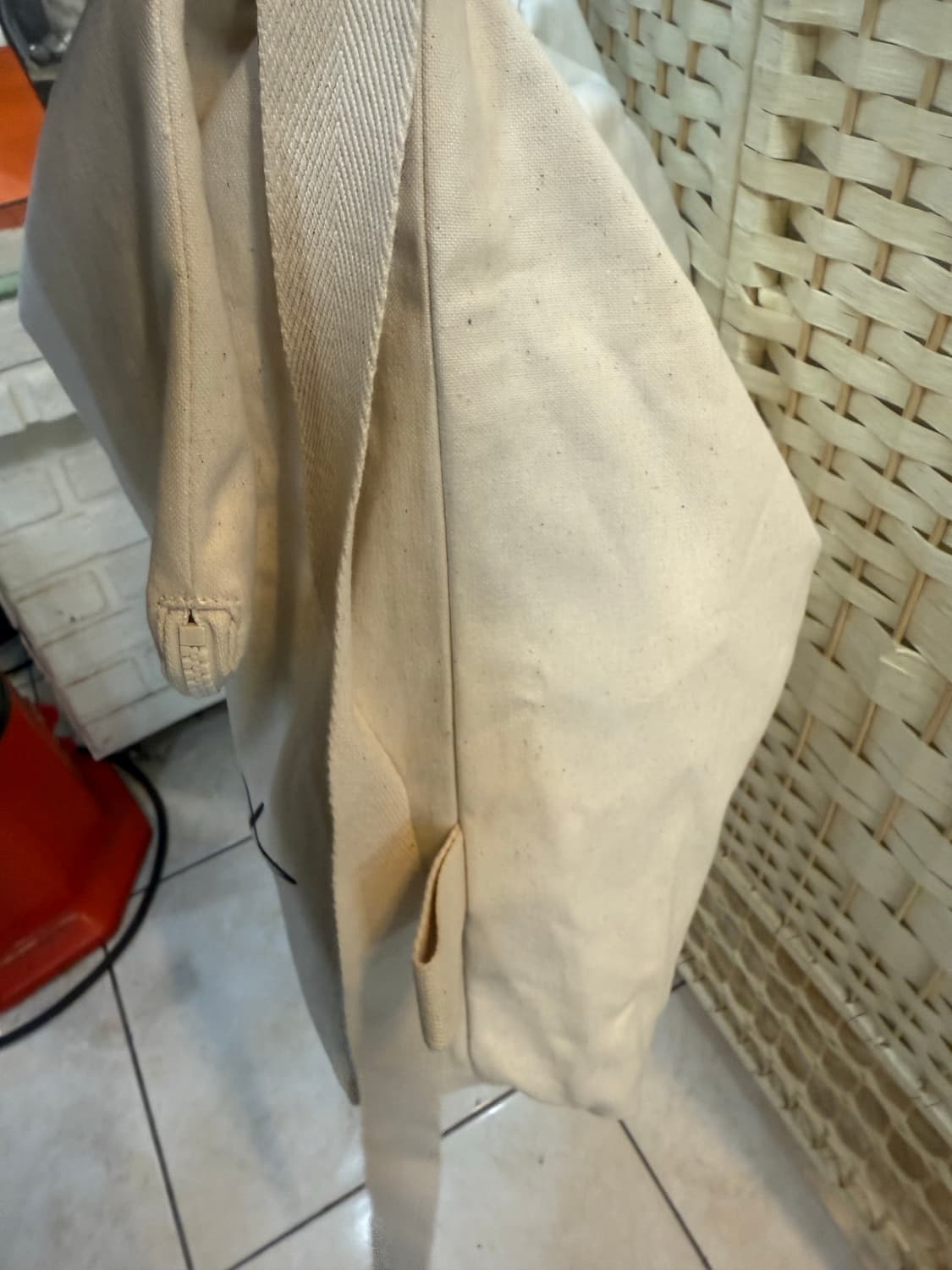 정ㅂ붐 요지야마모토 캔버스 크로스백 팝니다 상품이미지3