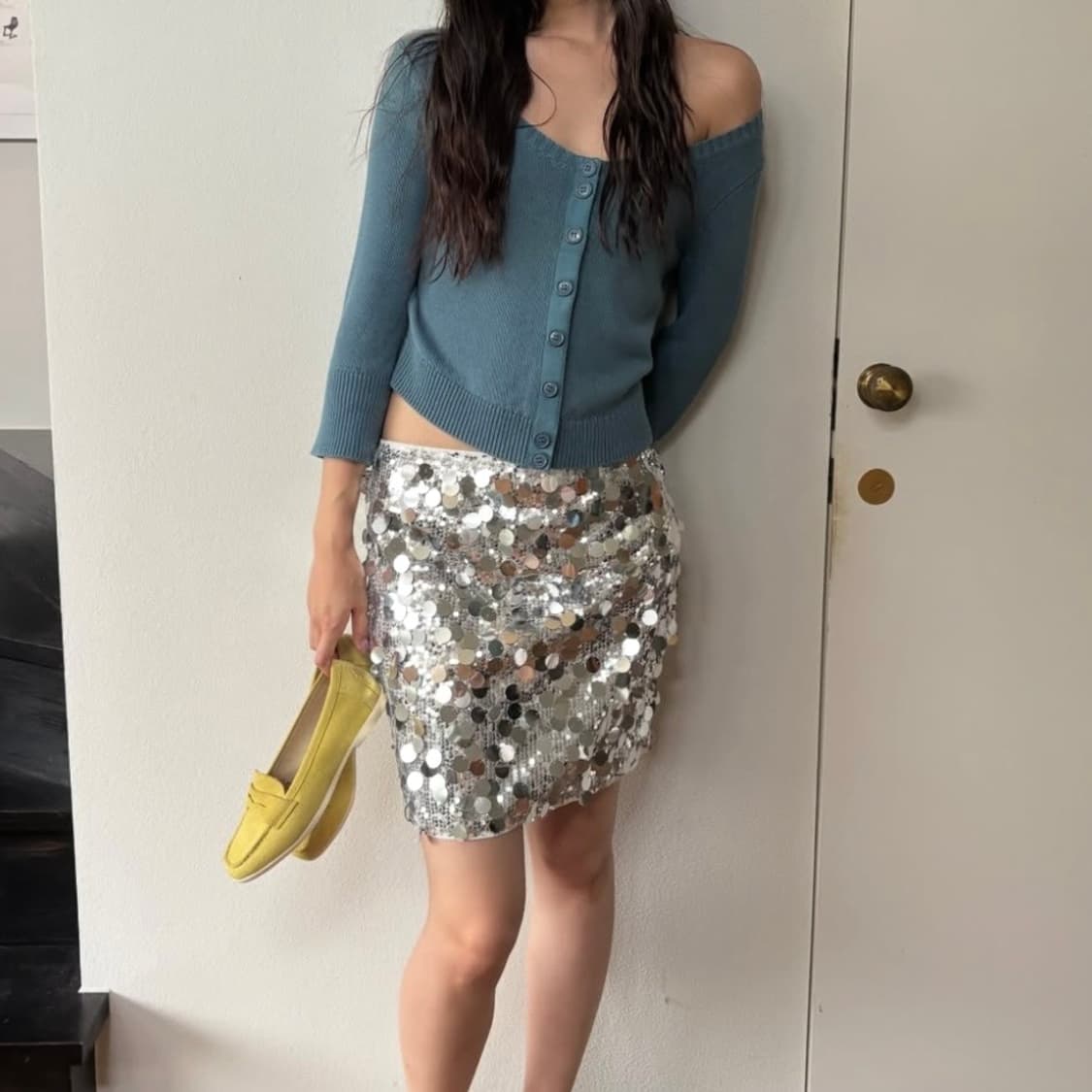스팽글 스커트 상품이미지1