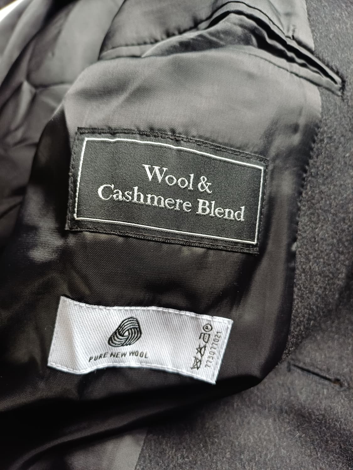 인사일런스 INSILENCE 울 캐시미어 싱글 코트 L 상품이미지6