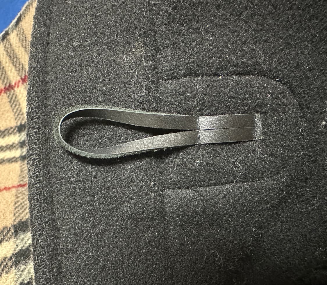 버버리 블랙 더플 코트 정품 M 여성 코트 상품이미지8