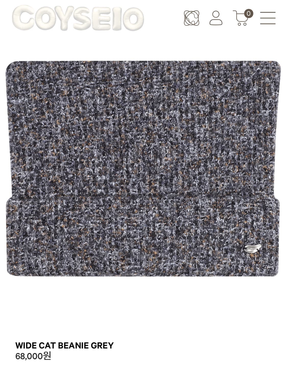 코이세이오 캣비니 그레이 상품이미지1