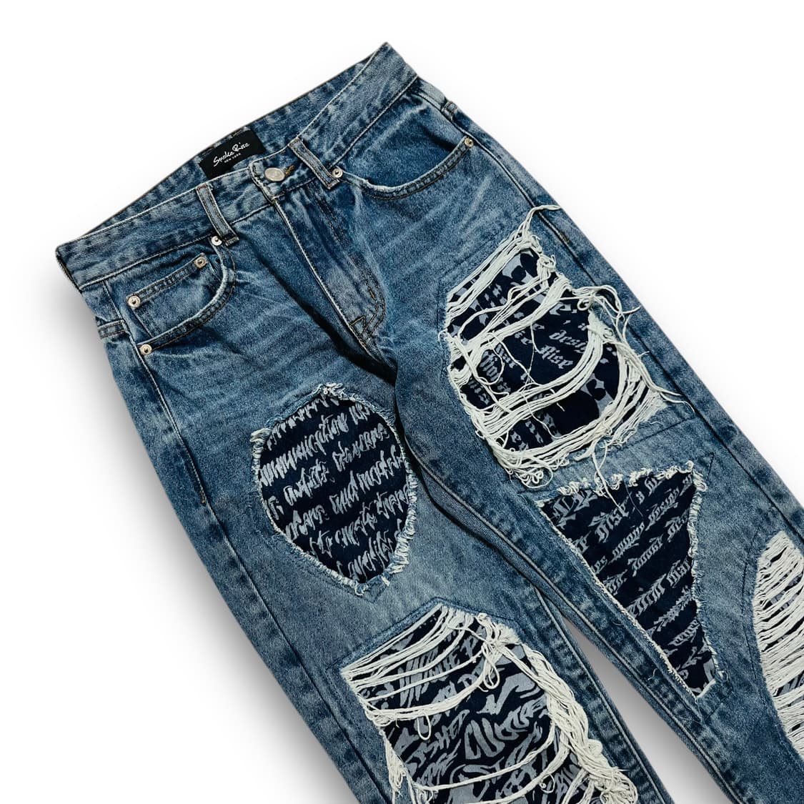 스모크 라이즈 DOODLING CUT JEANS 상품이미지2