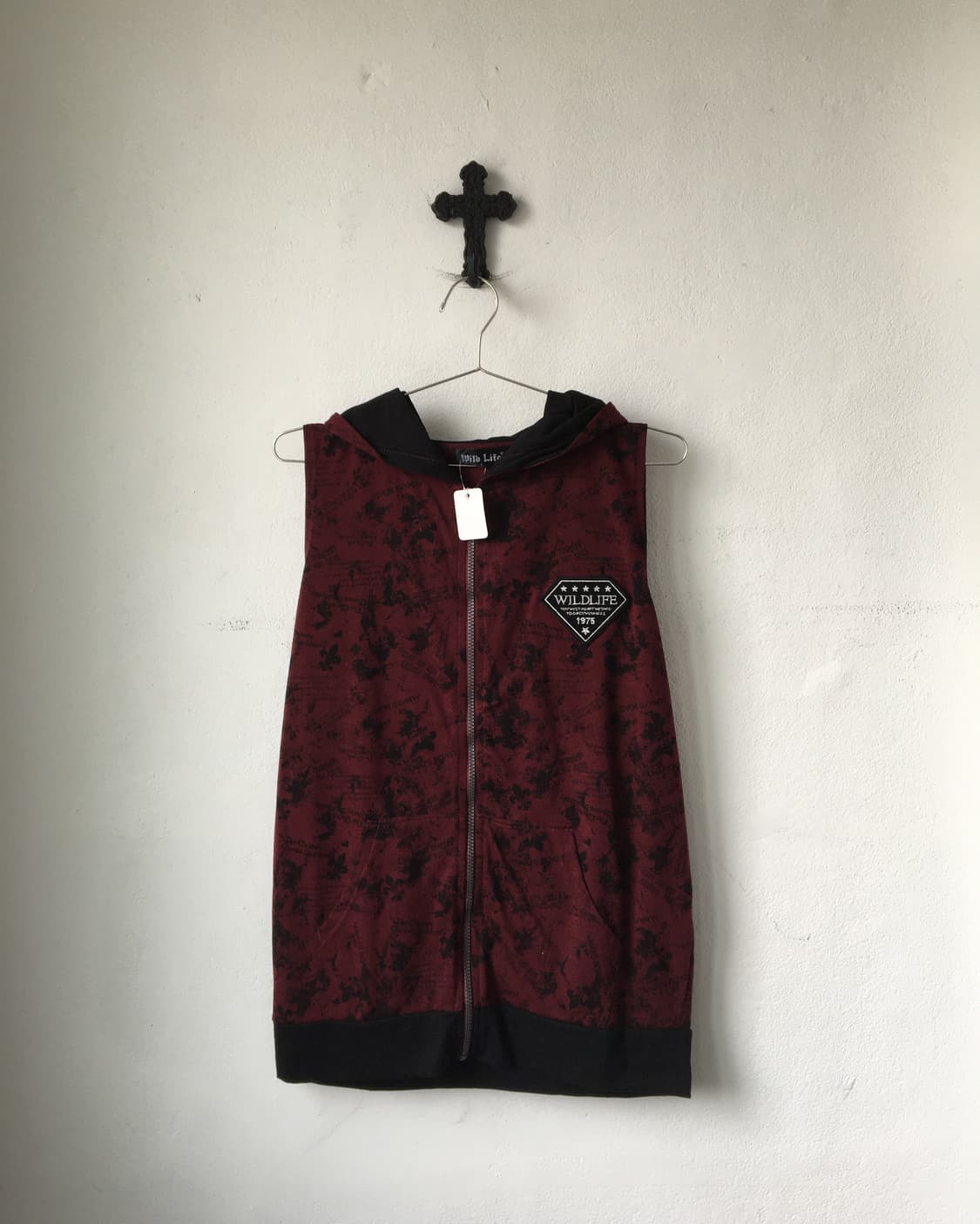 Full printing pattern point hood vest 상품이미지2