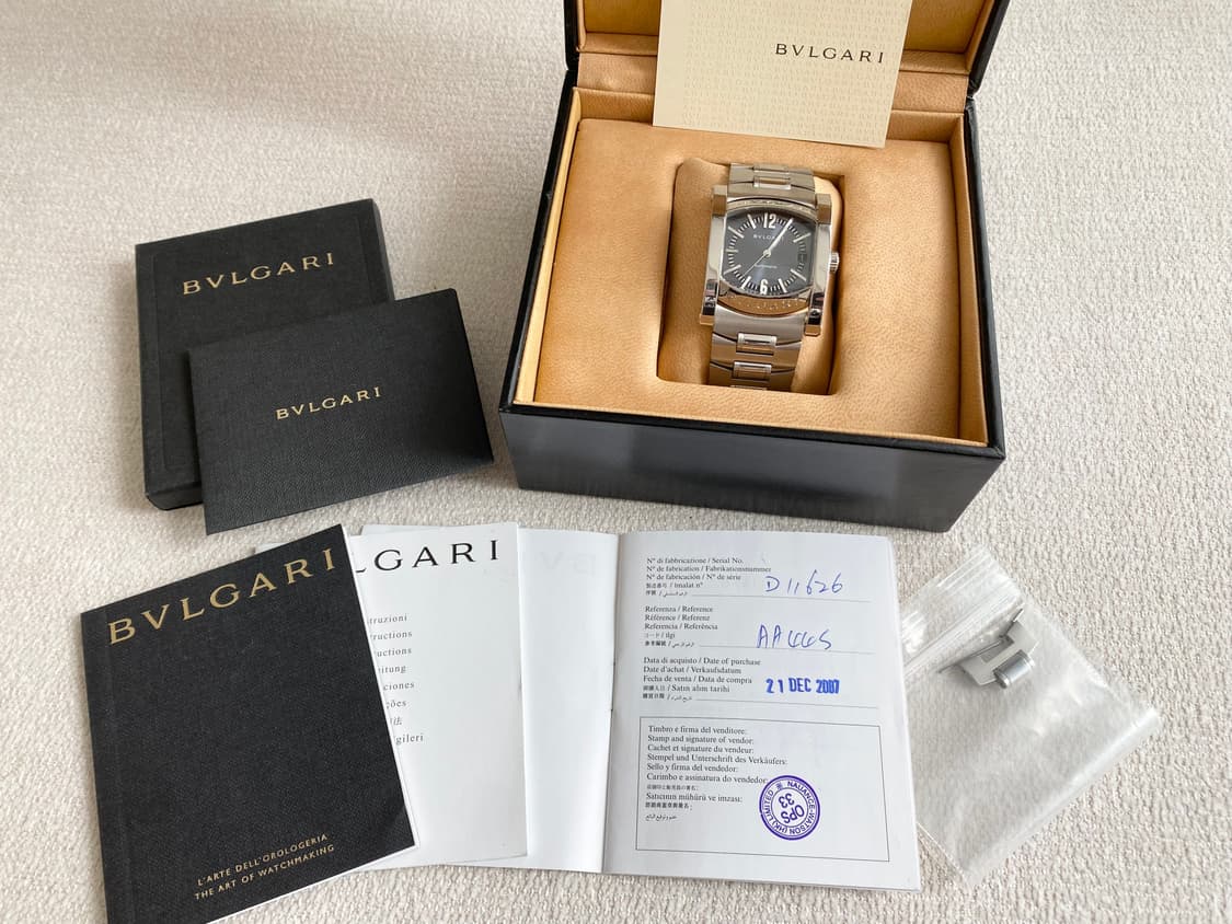 불가리 아시오마 AA44S 44mm 남성용 오토메틱 스틸 상품이미지2