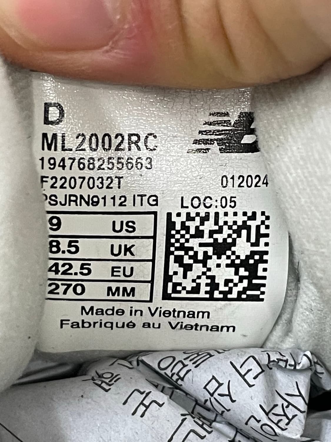 뉴발란스 2002r 그레이 270 (gr-5165) 상품이미지10