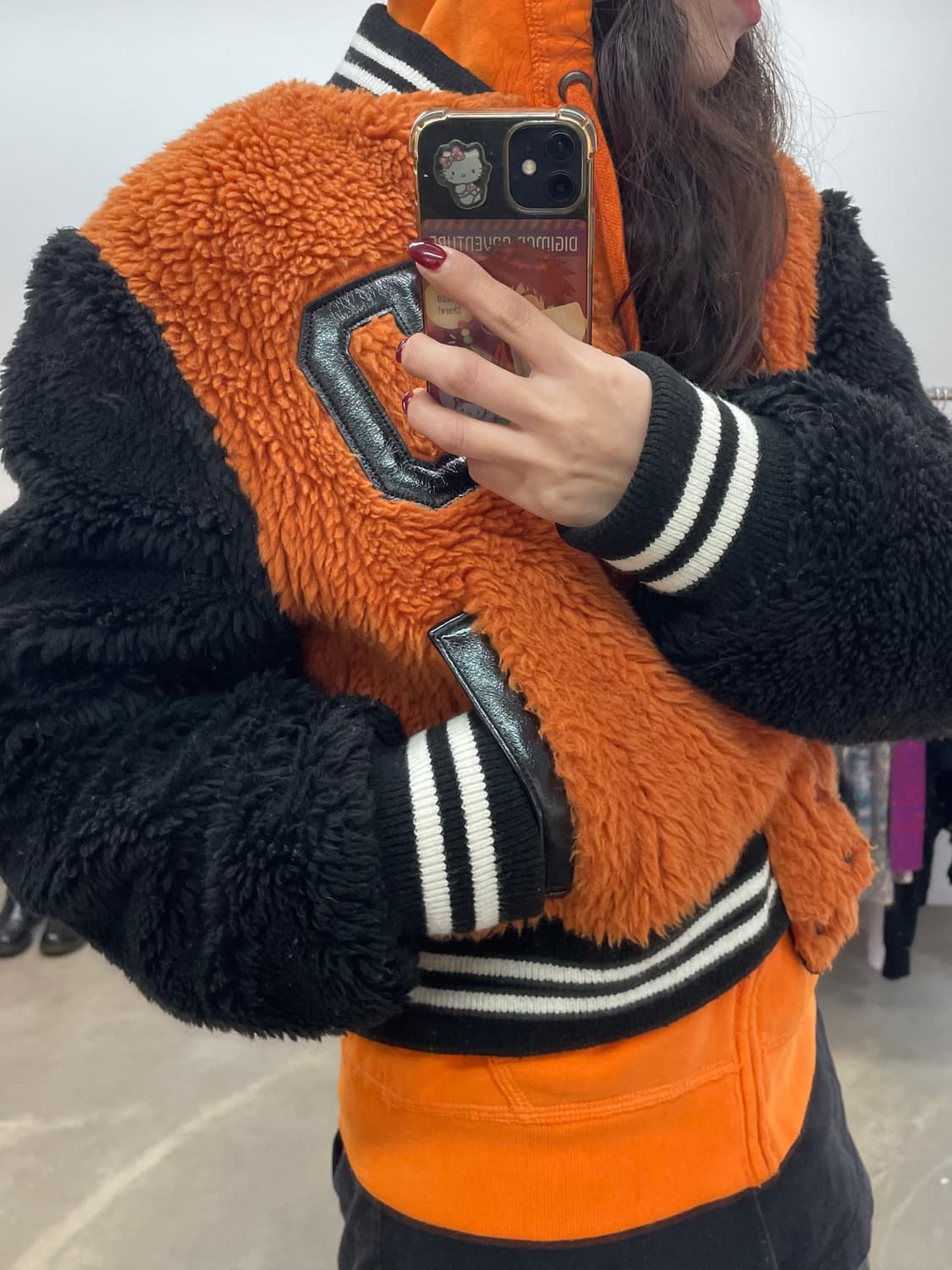 Diesel 바시티 양털 자켓 상품이미지1