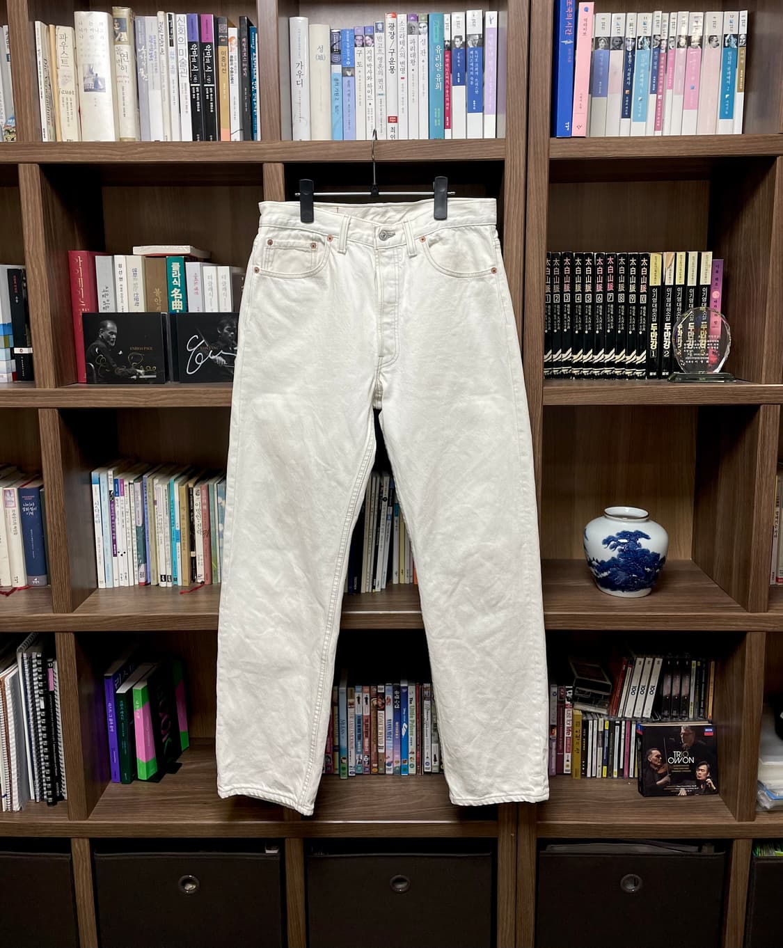 90s usa 리바이스501 화이트데님 상품이미지2