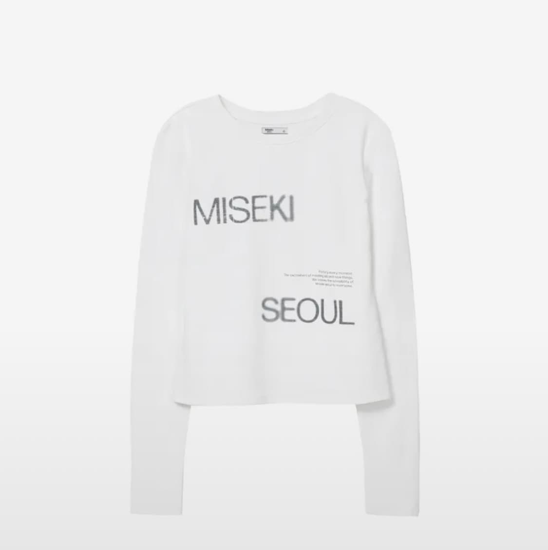 미세키서울 롱슬리브 화이트 one size 상품이미지2