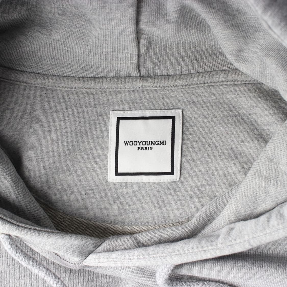 WOOYOUNGMI 백로고 그레이 후드티 50 상품이미지5