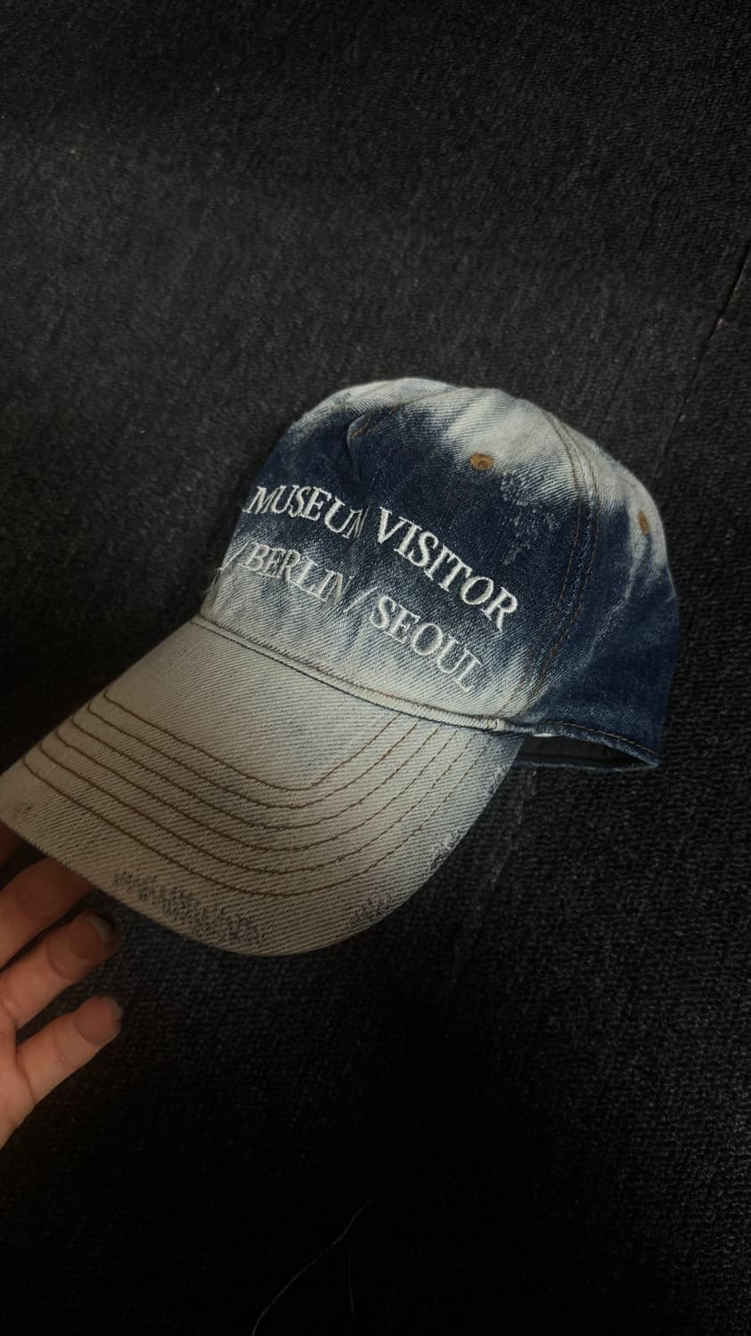 더뮤지엄비지터 데님 워싱 볼캡 상품이미지4