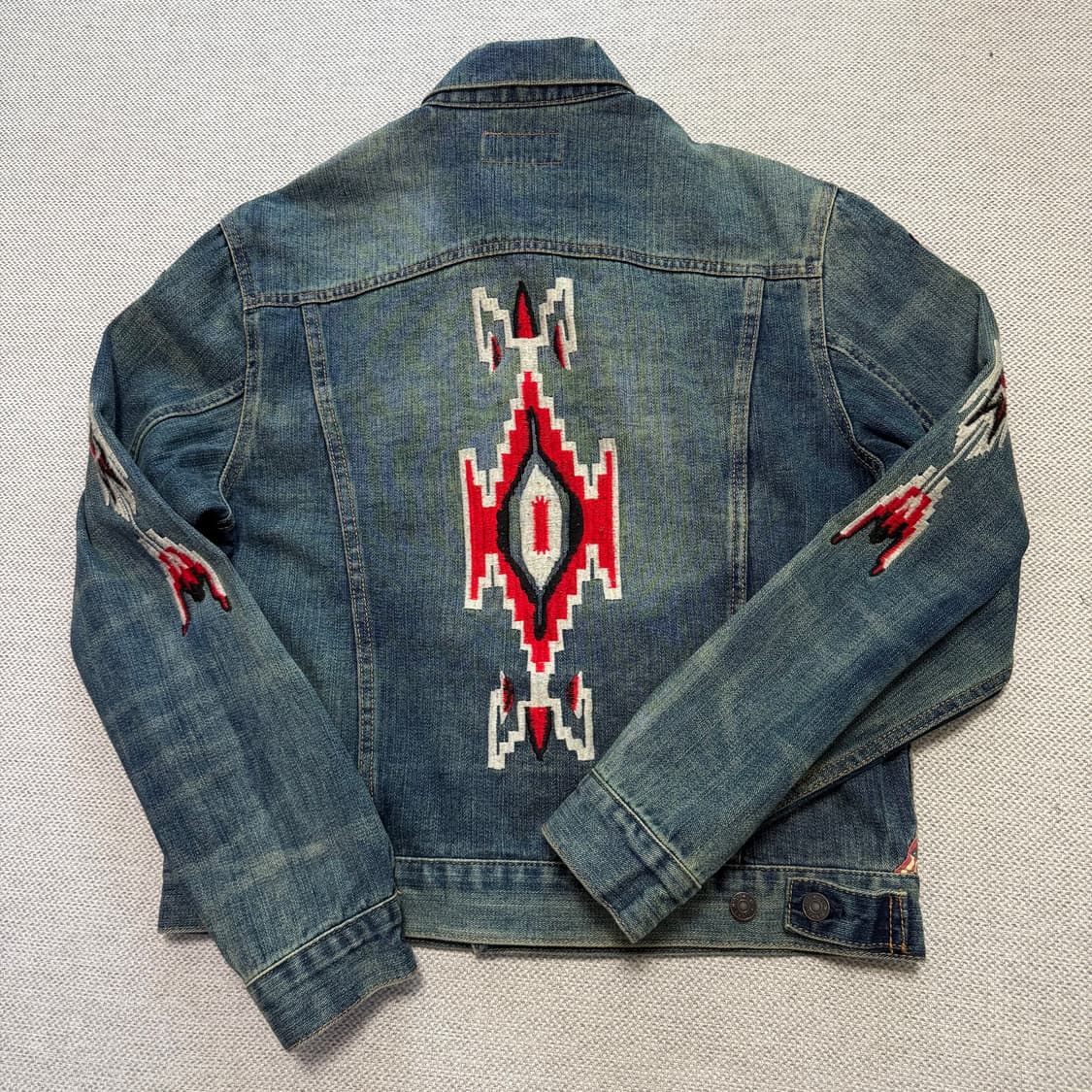 데님 앤 서플라이 랄프로렌 치마요 자수 데님 자켓 상품이미지6