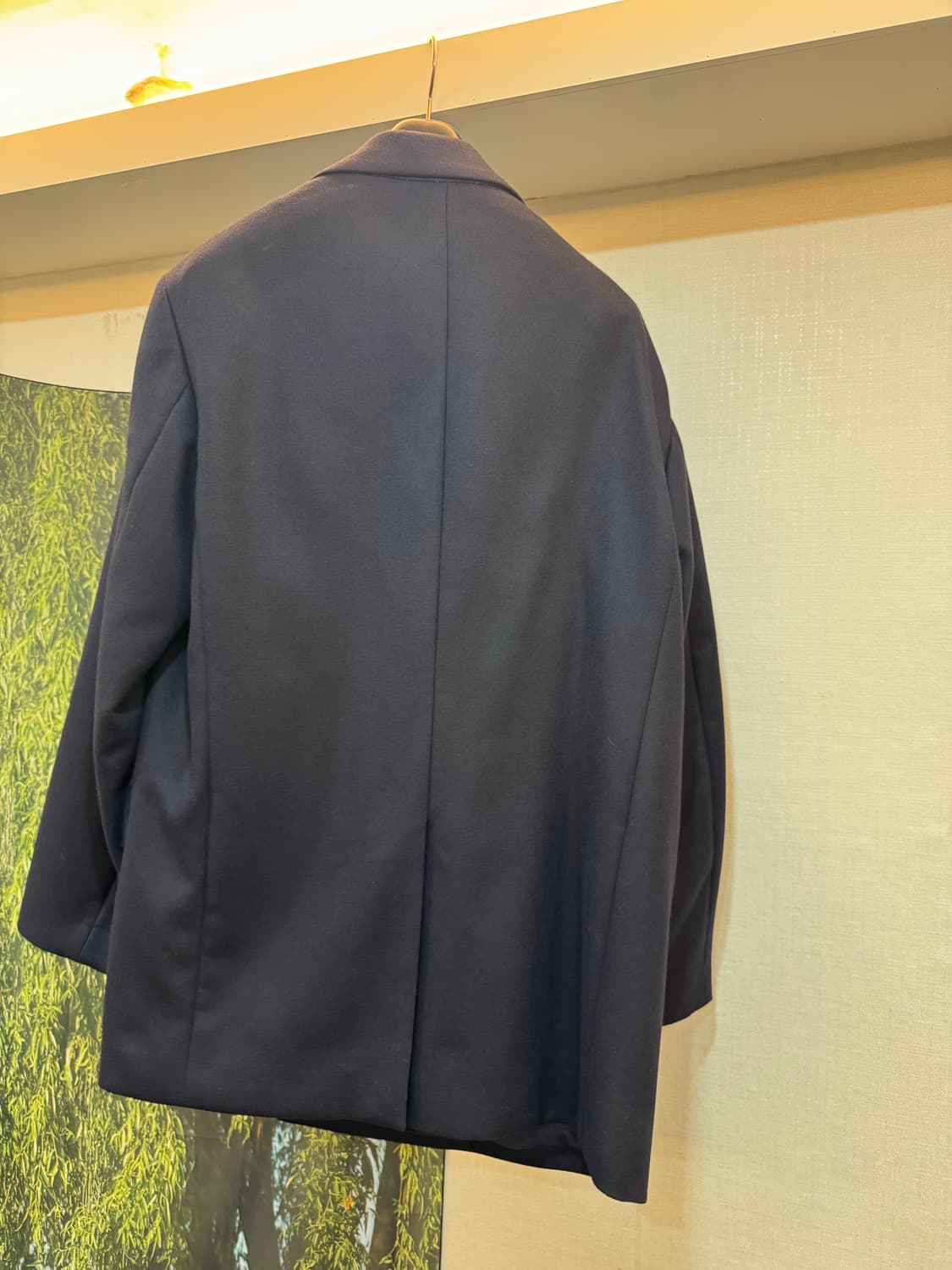 [5] 오라리 울 하프코트 자켓 다크네이비 (착샷0) 상품이미지2