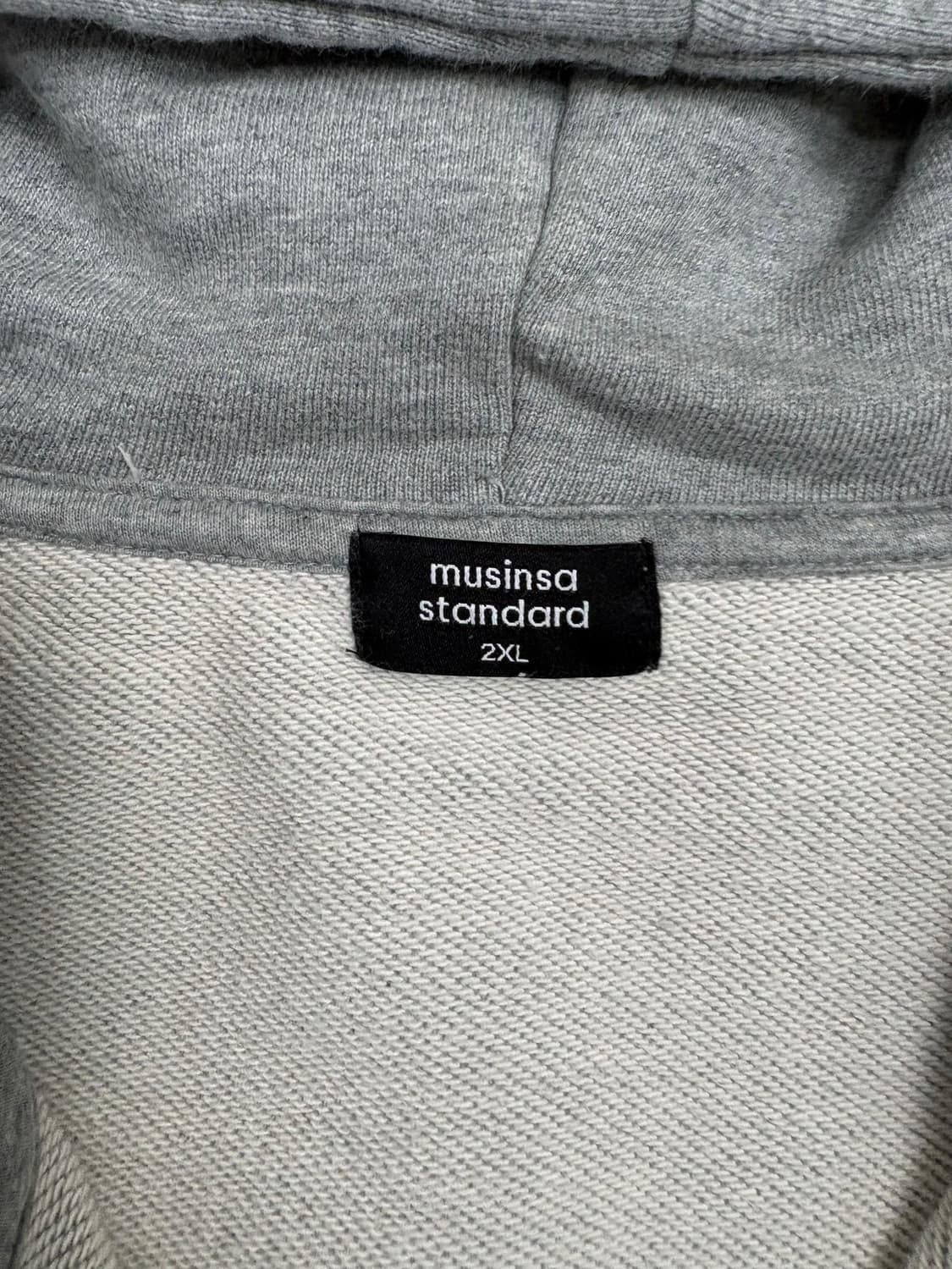 무신사 스탠다드 후드집업 그레이 상품이미지6