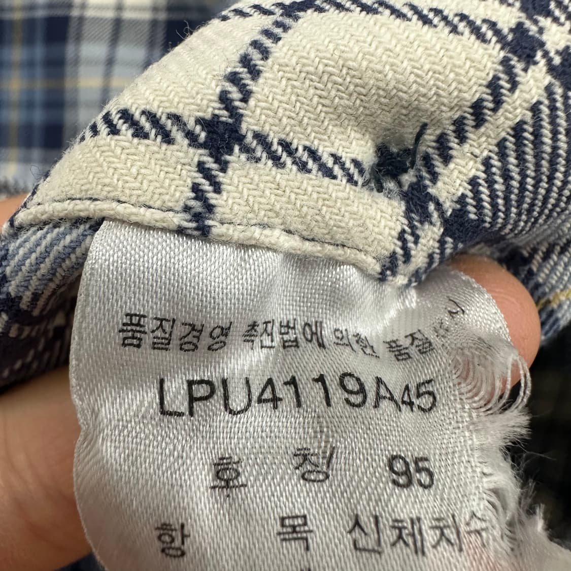 95 Lee 남자 루즈핏 모직 셔츠 상품이미지4