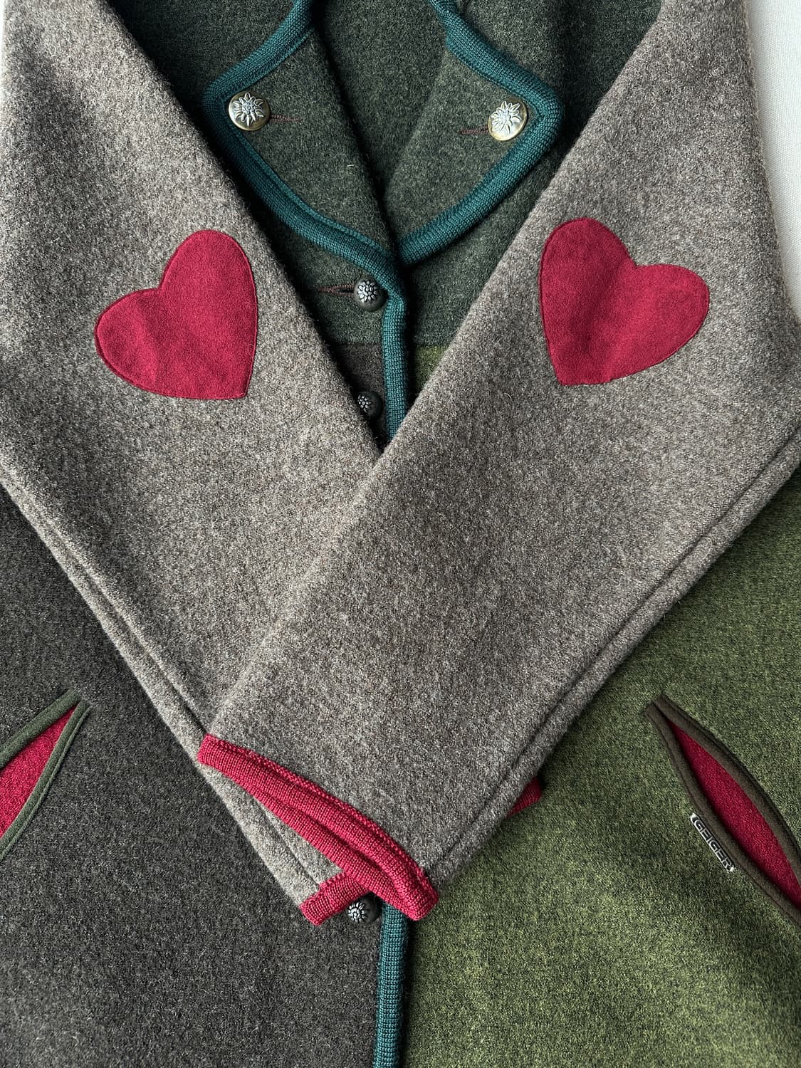 가이거 퓨어울 자켓 42 made in Austria 상품이미지4