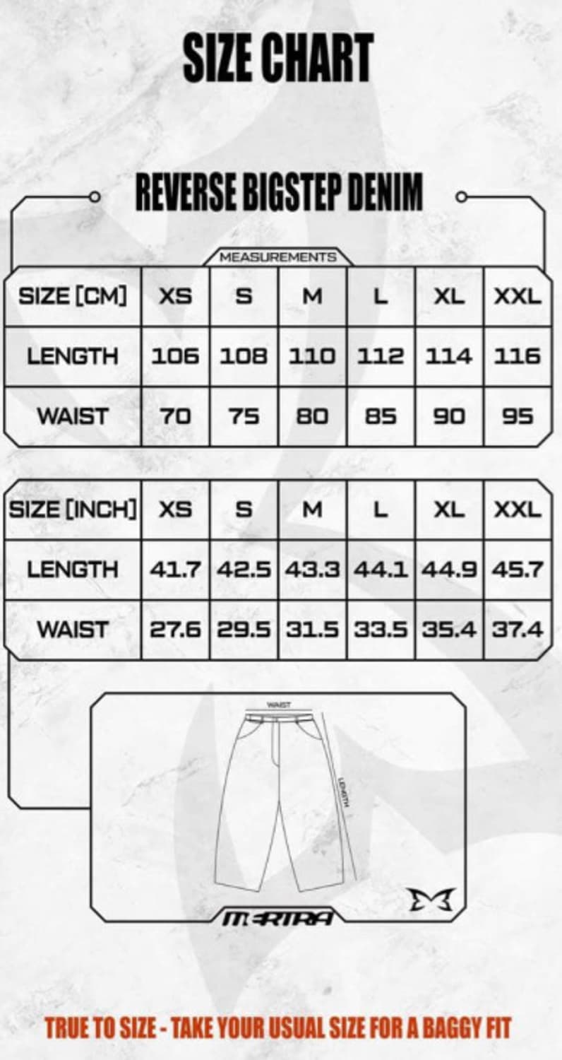 Mertra Reverse bigstep denim L 상품이미지4