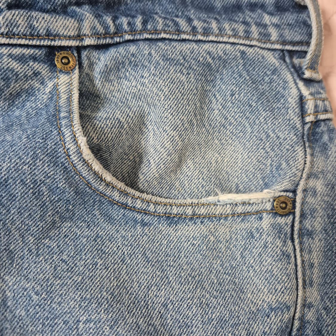 00초반 칼하트 워싱 데님 팬츠  상품이미지5