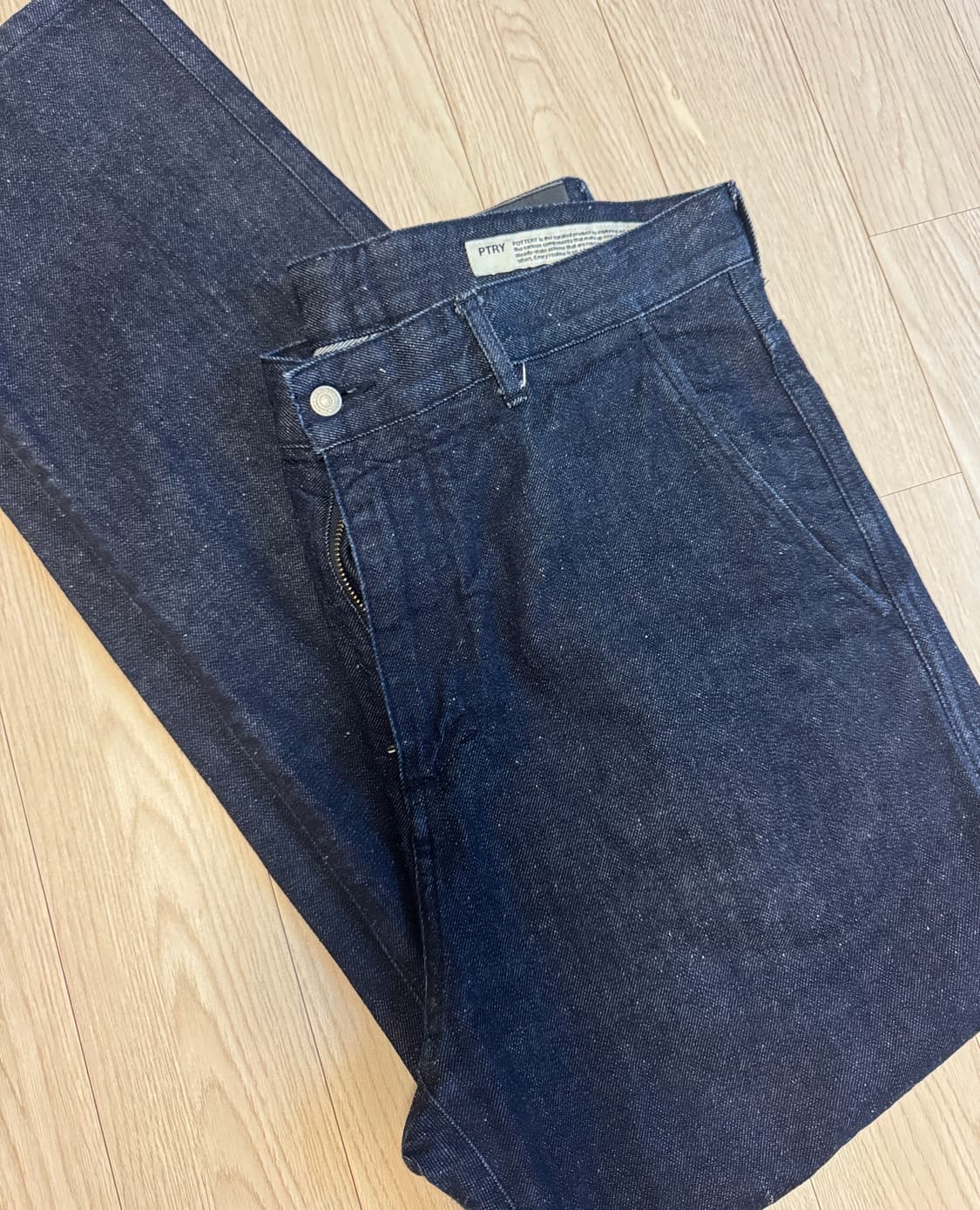 포터리 원워시드 테이퍼드 데님 블루 3 상품이미지3