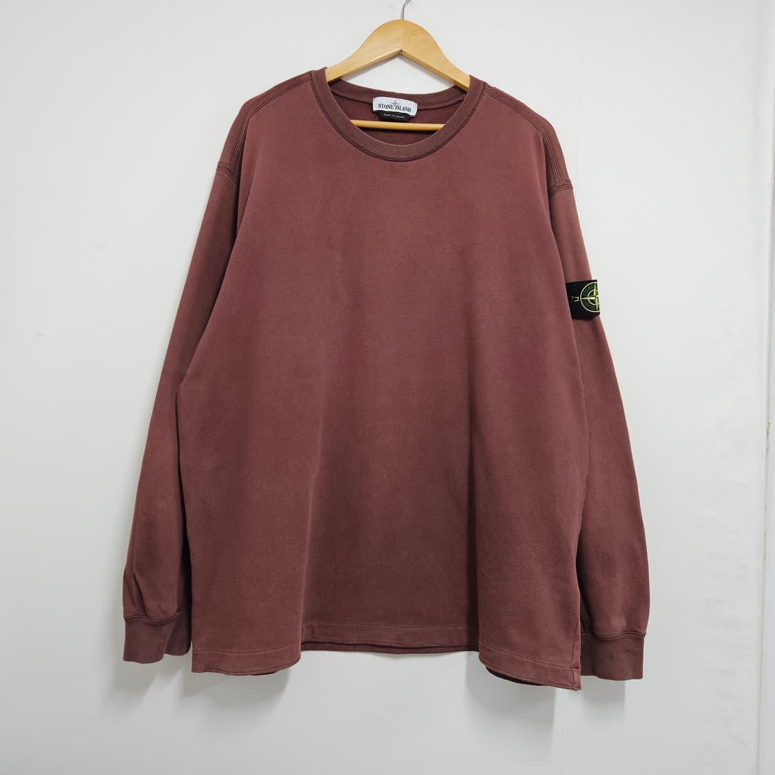 3XL 스톤아일랜드 다크버건디 롱슬리브 상품이미지1