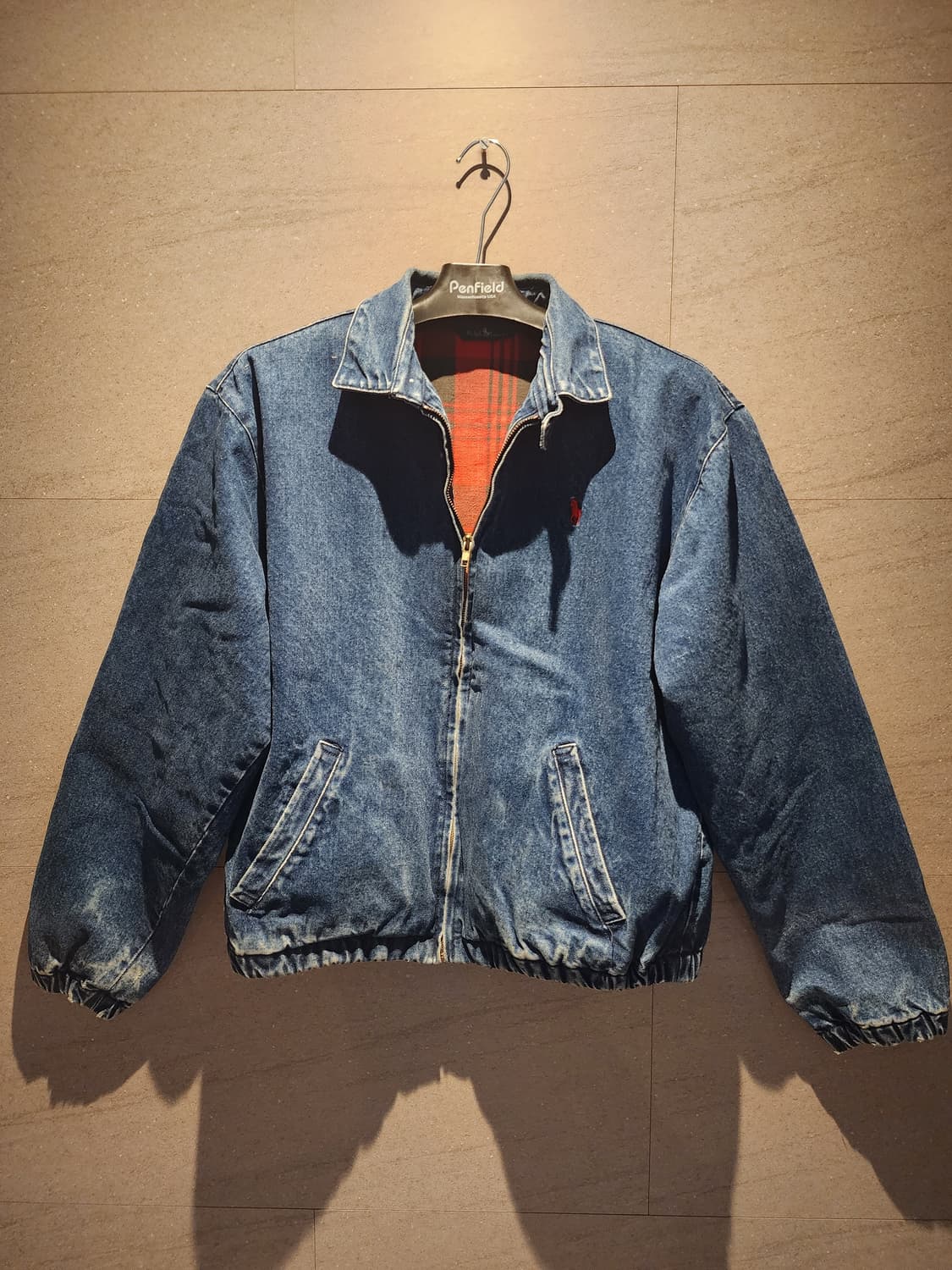 90's Polo Ralph Lauren 플란넬 체크 스윙탑 자켓 상품이미지1