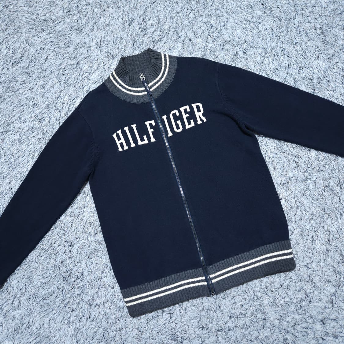 타미힐피거) M 남자 면니트집업 / 왕눈이샵 상품이미지2