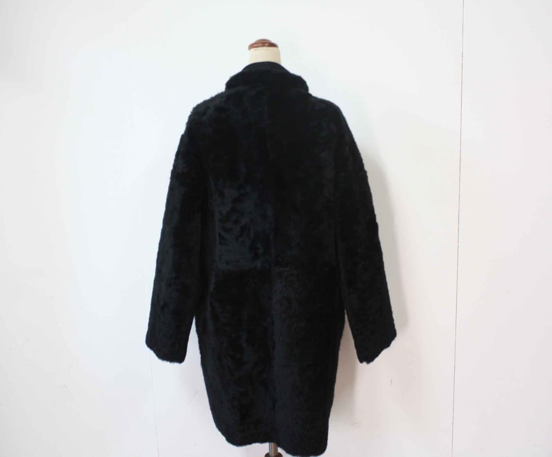 W-3255/띠어리 매장판 여성용 양털 염소가죽 양면 코트 상품이미지2