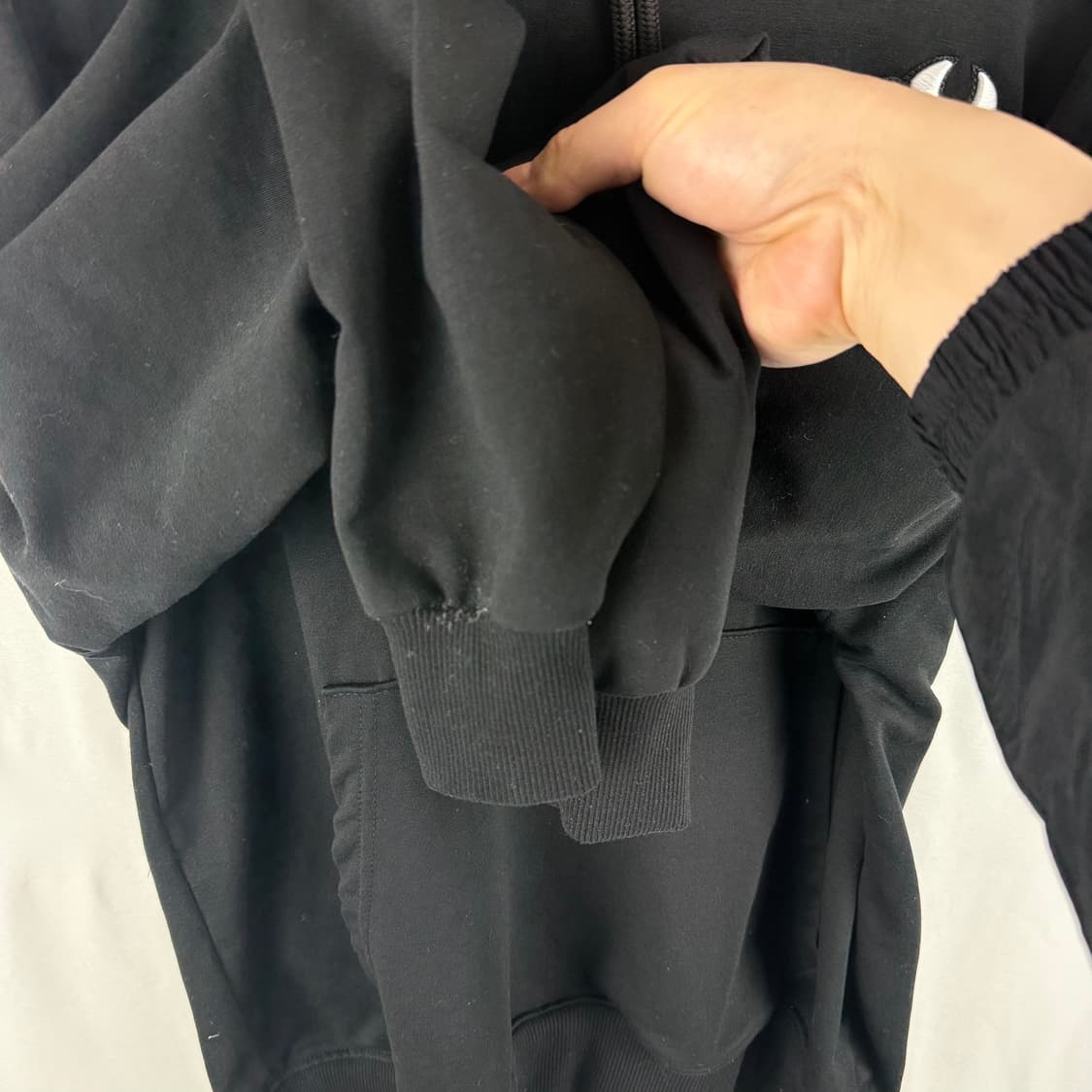 L) MLB 뉴욕양키즈 백로고 후드 티 블랙 상품이미지4