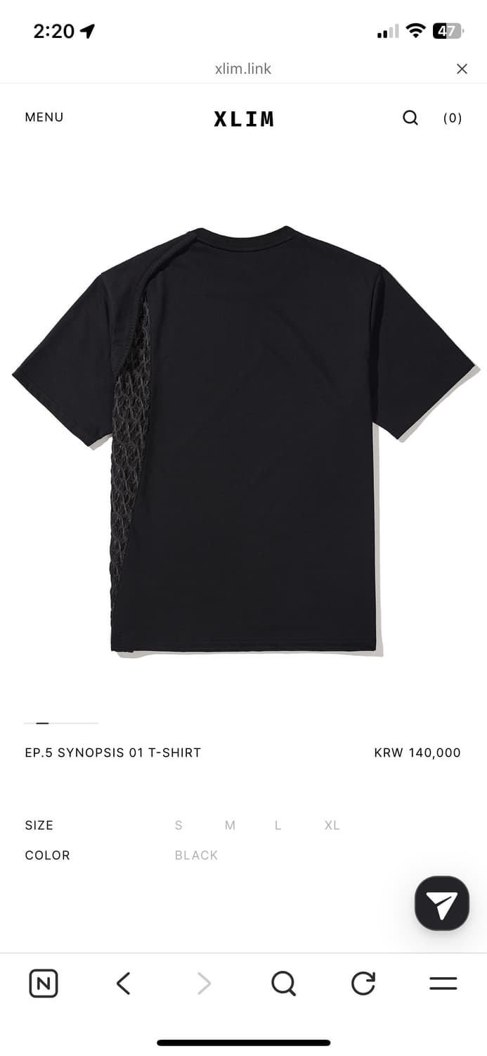 Xlim ep5 synopsis 01 T-shirt 상품이미지2