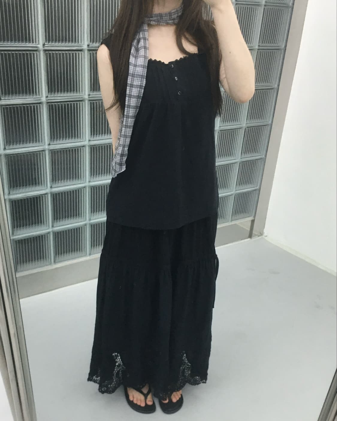 Noir Lace Top 상품이미지1