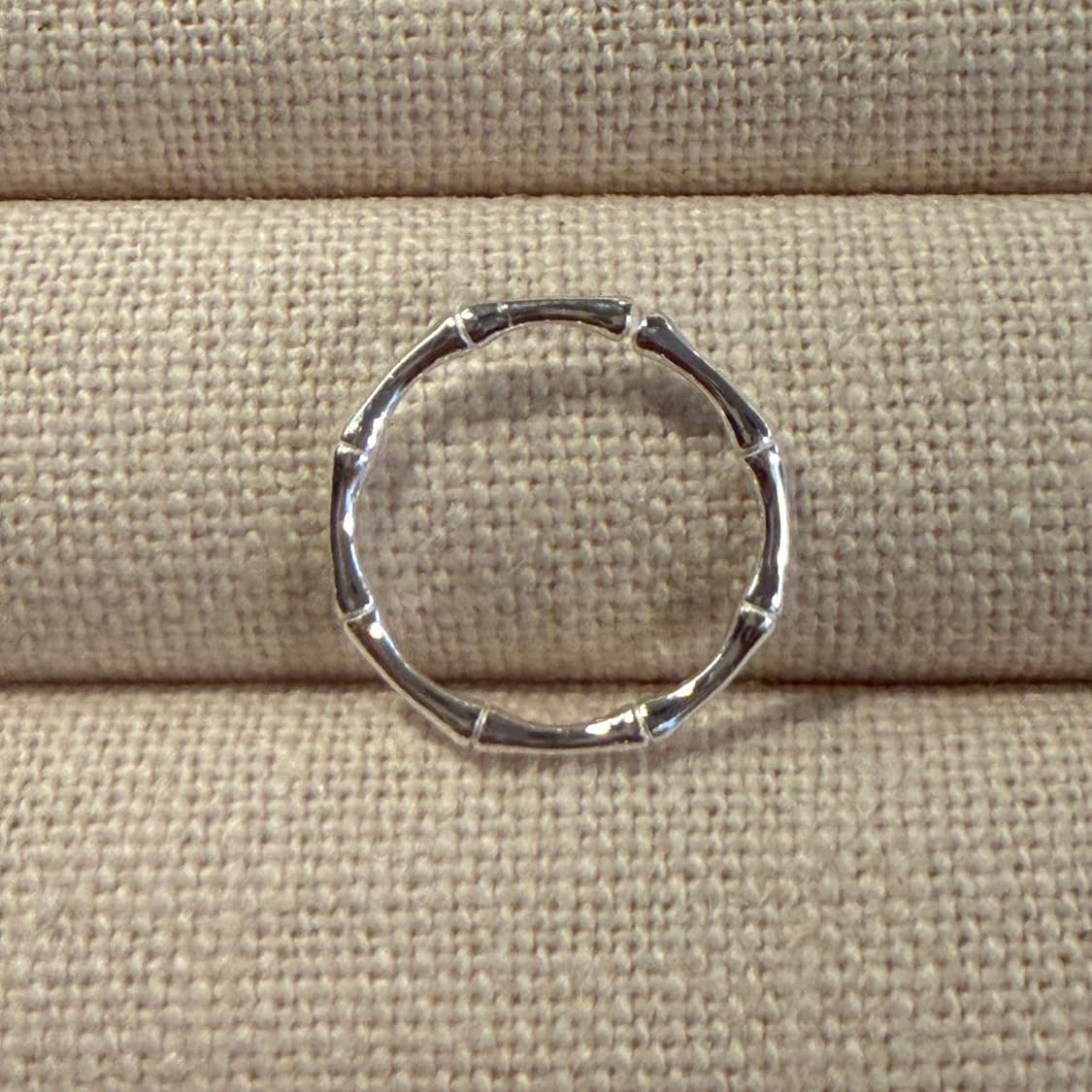 새상품 여성 오픈링 대나무 반지 은반지 실버링 상품이미지2