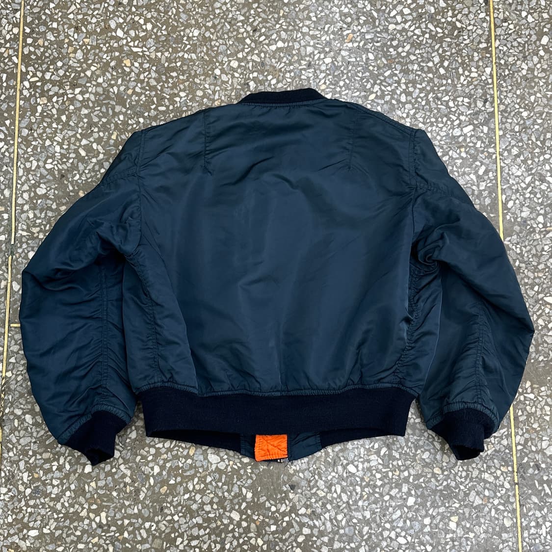 90s USA 알파 MIL-J-82790J MA-1 자켓 L 상품이미지2