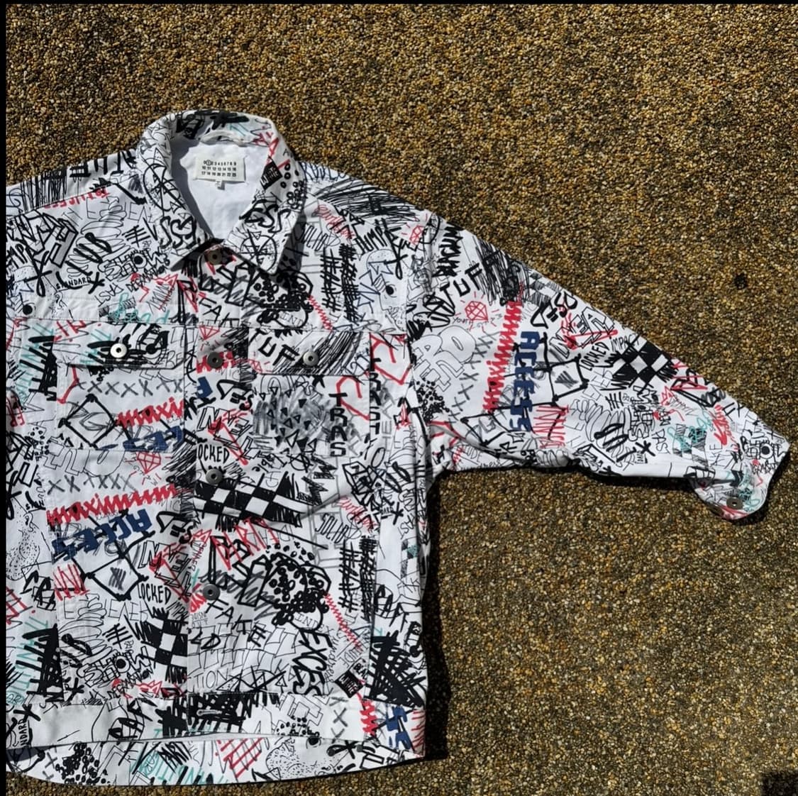 [XL] Masion Margiela 메종 마르지엘라 그래피티 데님자켓  상품이미지3