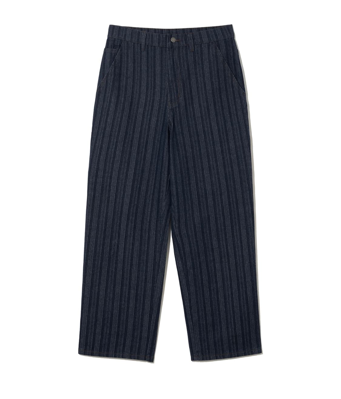 [L] 테켓 히든 스트라이프 팬츠 인디고 상품이미지1