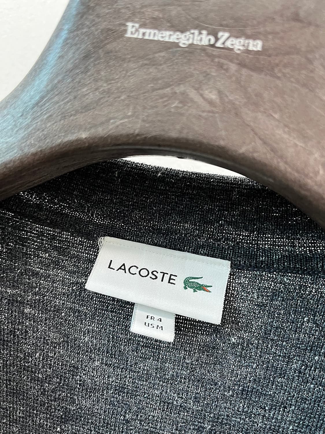 95-100) 라코스테 블랙크록 린넨 가디건  상품이미지5