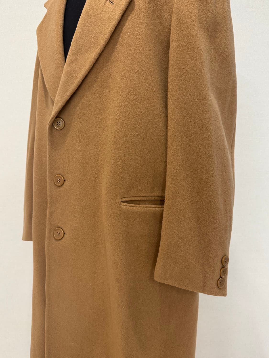 Sartoria Lord 캐시미어·울 싱글 코트 상품이미지6