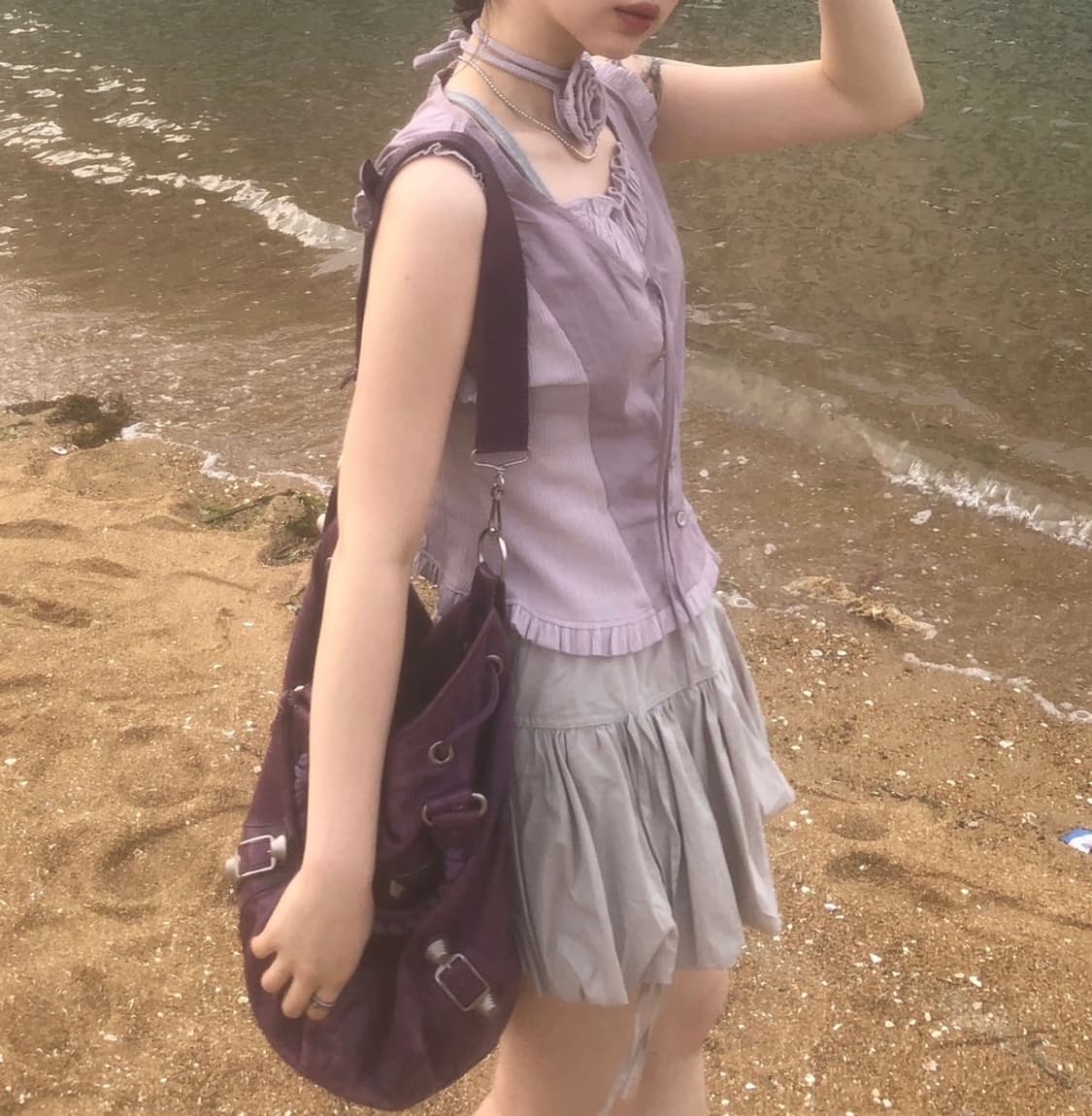 Balenciaga Motorcycle Bag 발렌시아가 모터백 딥퍼플 상품이미지3