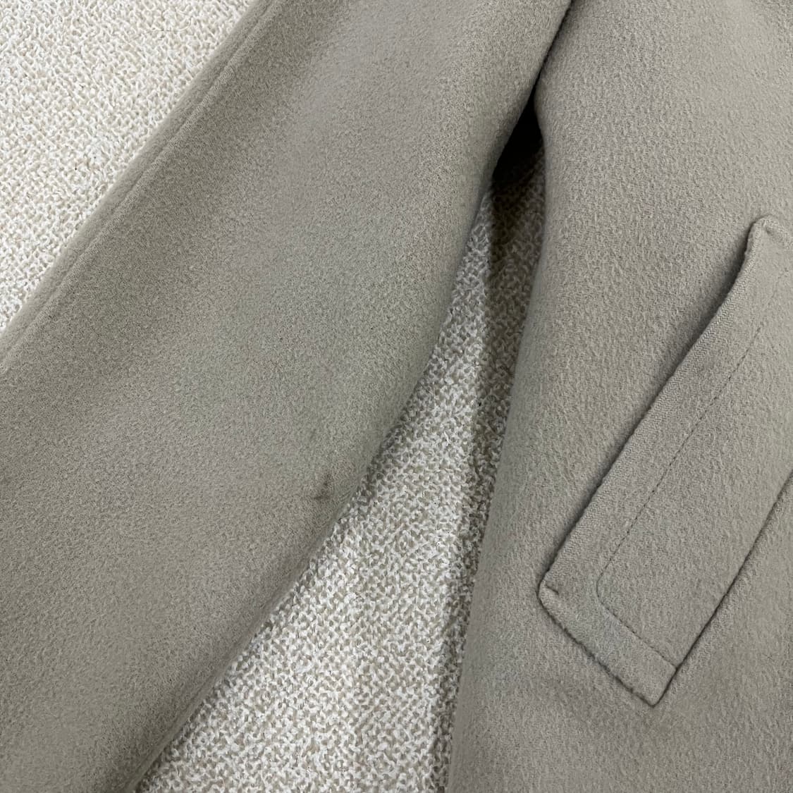 88-98-165 한섬 타임 울 반코트 0127M2 상품이미지7