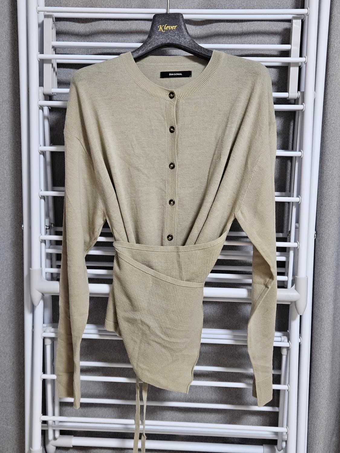 랩 버튼 가디건 상품이미지7